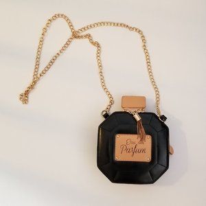 Perfume shaped cross shoulder tote bag